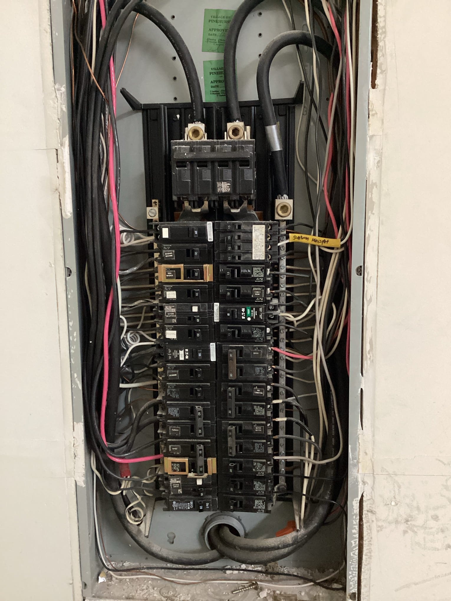 EV Charger Installation in Pinehurst, NC – Garage Panel Setup