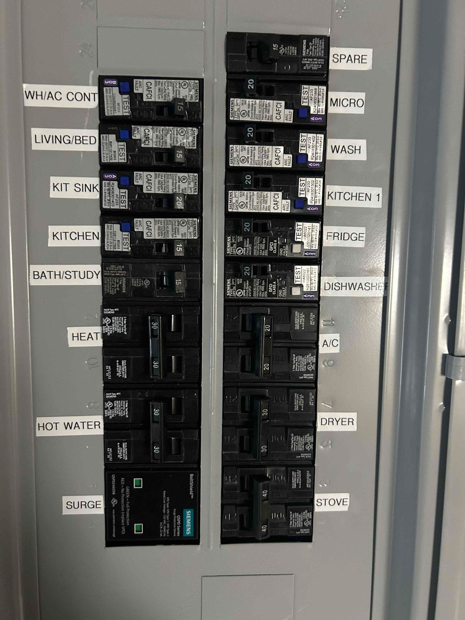 Electrical Subpanel Installation & AFCI Upgrade in Wilmington, NC
