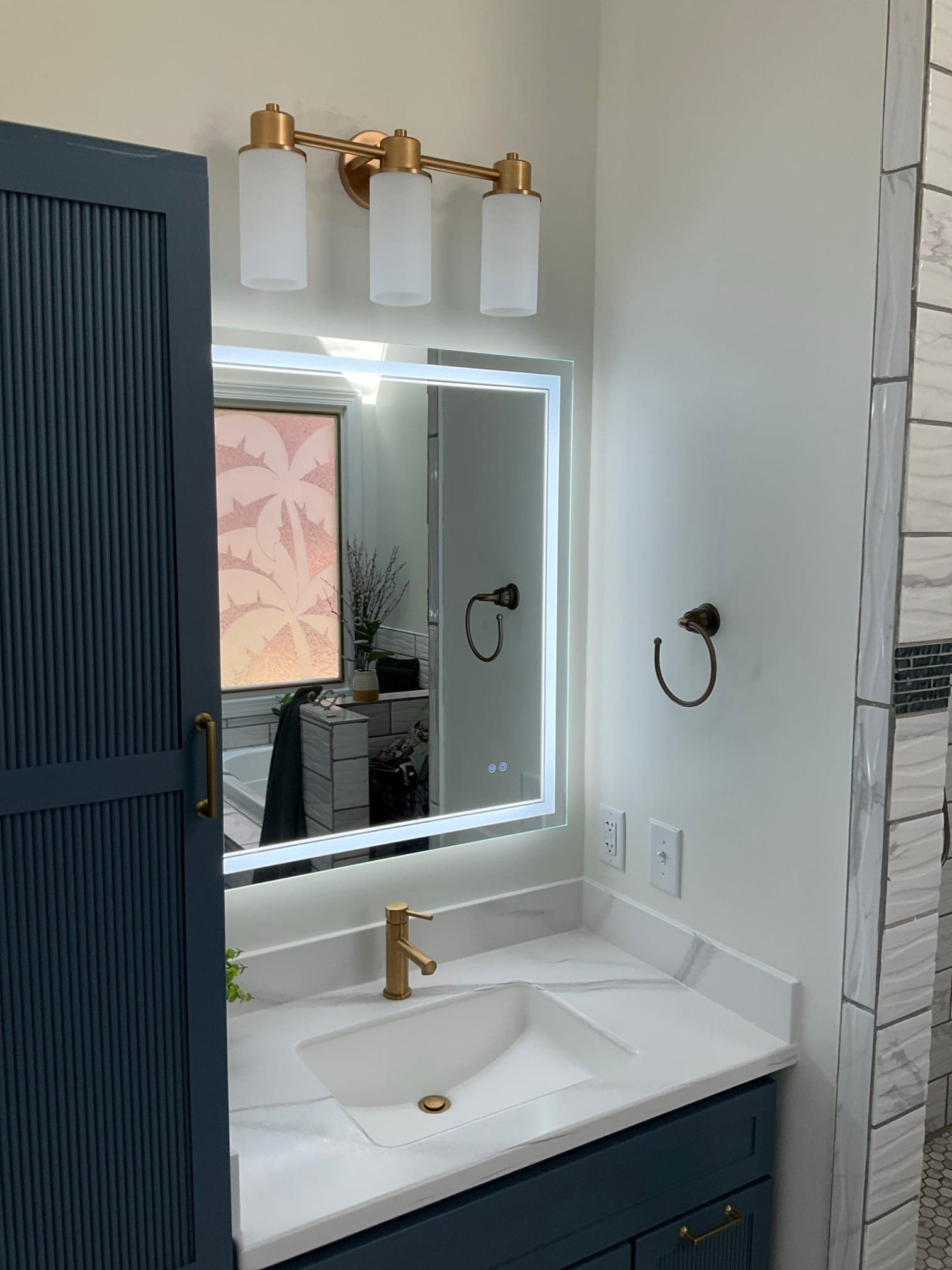Outlet Installation for Powered Mirrors in Charlotte, NC Home