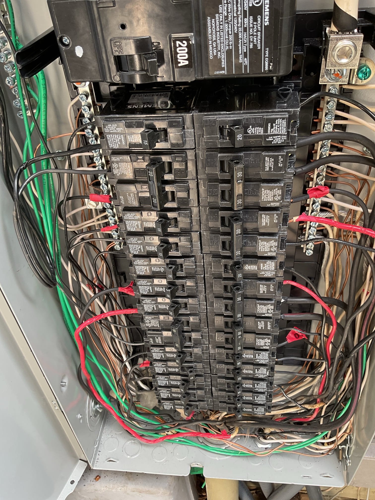 150A Electrical Panel Upgrade & Breaker Replacement in Charlotte