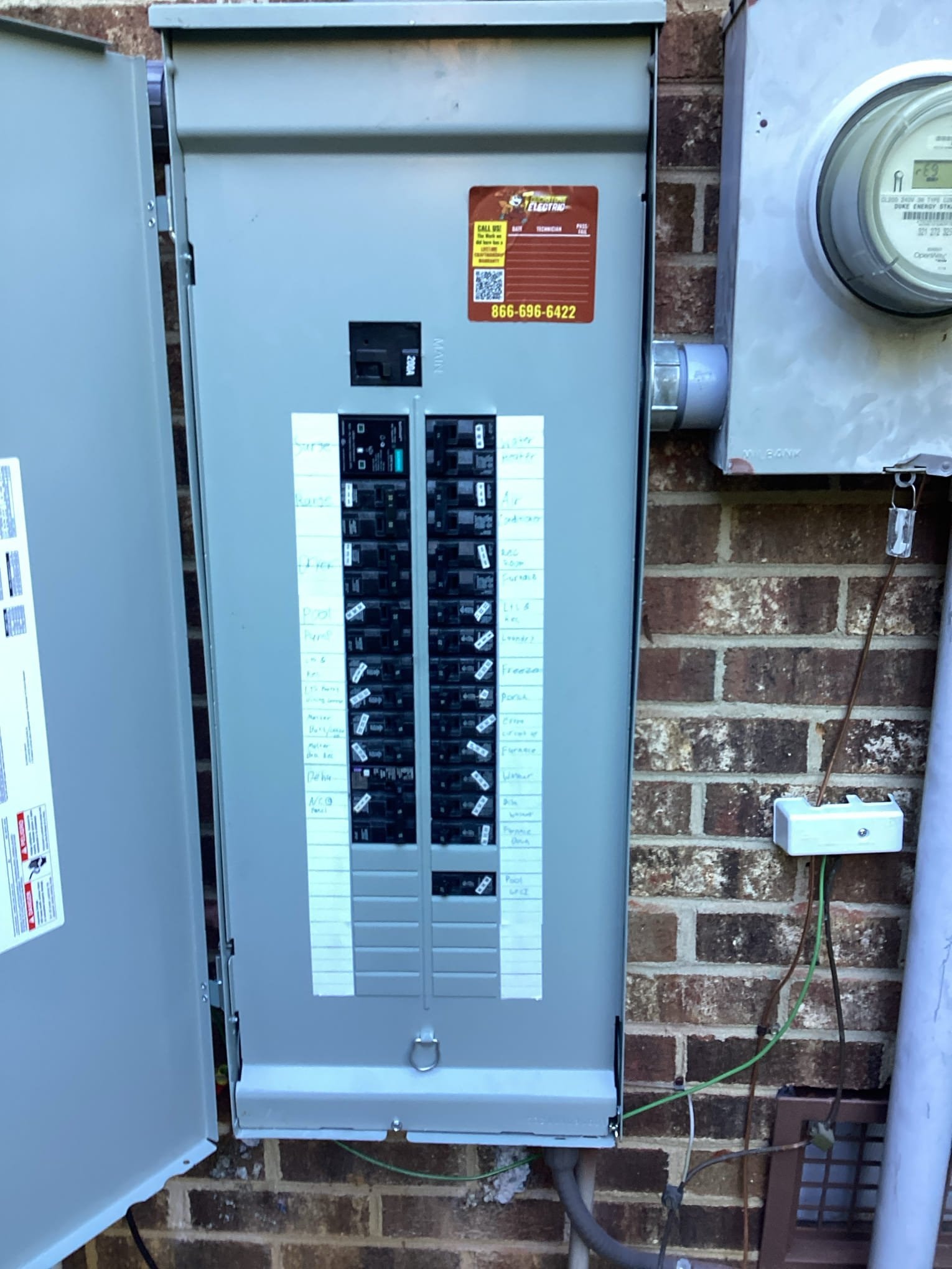 Professional 200 Amp Electrical Panel Upgrade in Charlotte, NC